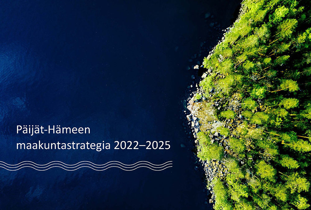 Päijät-Hämeen maakuntastrategia 2022-2025 kansikuva.